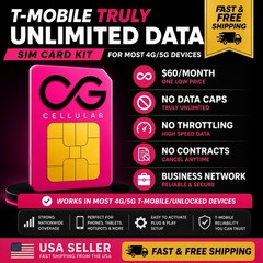 T-Mobile TRULY UNLIMITED DATA 4G 5G Home Internet Mobile Hotspot SIM Card