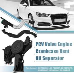 PCV Valve Engine Crankcase Vent Oil Separator Breather Hose Exhaust Pipe Kit 06H