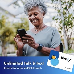 SIM/e-SIM Kit – Unlimited Talk & Text and 1GB Data with Access to 1 GB Data