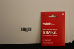 Total Wireless Keep Your Own Phone Prepaid 3-in-1 Sim Card