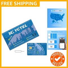 Data Only SIM Card with 1GB Trial, 5G/4G LTE for Mobile WiFi Hotspot, Router,…