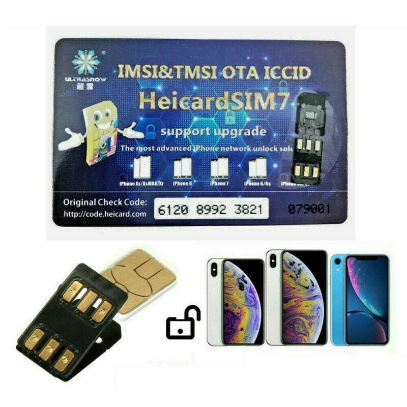 Heicard Turbo unlock Chip Sim Card For Apple iPhone 12 Pro Max/11/XR/8/7/6 Lot