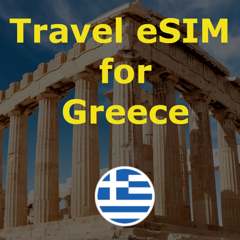 Greece On-The-Go Travel Data SIM eSIM | 7-30 Days | 1-5GB (S) | QR Code