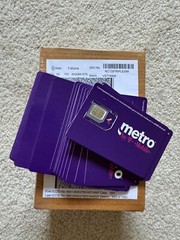 Metro By T-Mobile SIM Cards Lot of 25 Sim NEW