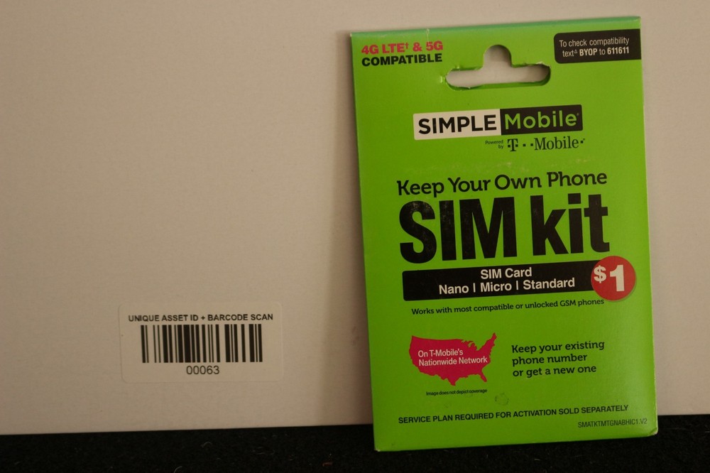 Simple Mobile Bring Your Own Phone Prepaid SIM Kit | 3-in-1 CDMA Sim Card