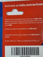 tello Bring Your Own Phone 3 In 1 SIM Card Kit 5G/LTE ANDROID/IPHONE COMPATIBLE