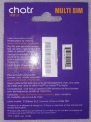 Time For All Kinds – New Chatr Multi SIM 3 In 1 Adapter SIM Card