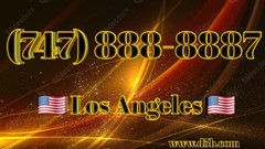 747 California Vanity Easy Phone Number number (747) 888-8887 OUTSTANDING