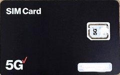 Lot of 100 Verizon 5G SIM Card BULKSIM Nano Postpaid&Prepaid OPEN (85 cents ea.)