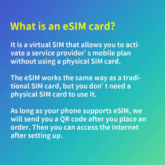 [eSIM] Mongolia Travel SIM Card, 5-10 Days, 8-15GB, QR Code, Fast Delivery