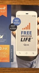 QLink Wireless Ready-To-Go-Free SIM Card – NEW Lot Of 5