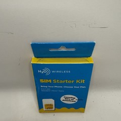 H2O Wireless 3-in-1 SIM Card Starter Kit (for GSM Unlocked Phones)