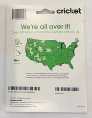 Cricket Wireless Universal Nano SIM Card w/ Adapters Activation Kit 4G LTE