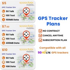 SIM Card Starter Kit, Smartphone Cell Phone, GPS Tracker and IoT, Plan Starti…