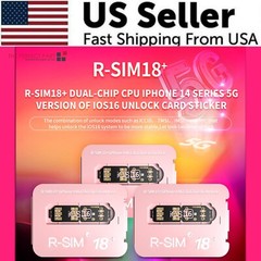 R-SIM18+ RSIM 18+ Nano Unlock Card For iPhone 14 Plus 13 12 11 Pro Max XR iOS 16