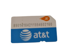 SIM Card 3G AT&T Inactive To Test for Phones Testing Chip Not For Activation