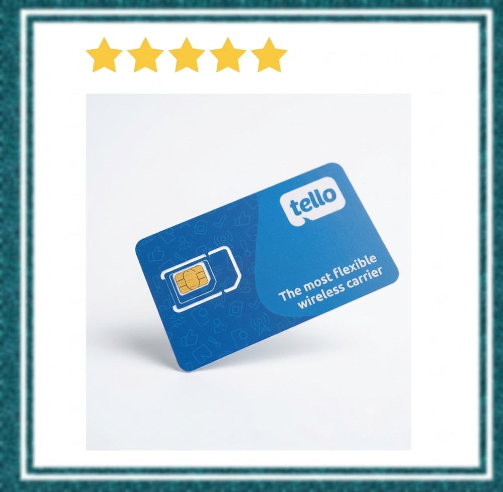 Tello Mobile – US Prepaid SIM Card (3 in 1) | Bring Your Own Phone Kit