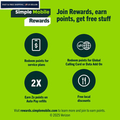 Simple Mobile Bring Your Own Phone Prepaid SIM Kit | 3-in-1 CDMA Sim Card
