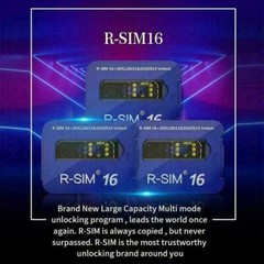 Upgrade RSIM 16 Nano Unlock Card for iPhone 13 Pro 12 Pro Max X XS Max 8 iOS15
