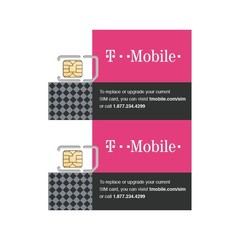 (2 Pack) Authentic Official SIM Card Micro/Nano/Standard GSM 4G/3G/2G LTE Pre…