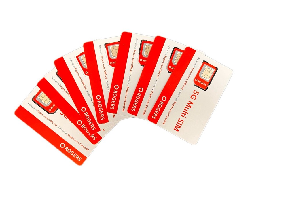 Rogers SIM Card Standard Micro Nano Canada NEW