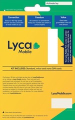 Lyca Mobile 5G/4G SIM Card Kit – Stay Connected with Unlimited Plans from $10