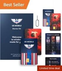 5G Prepaid SIM Card Package – Custom Plans Starting at $4/mo, Instant Activation