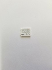Sprint Boost Mobile Micro Sim Card ICCID Lg X Charge 80.01a Sp320 Simcard