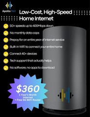 5G Prepaid Home Internet / 1 year Service / Includes WiFi