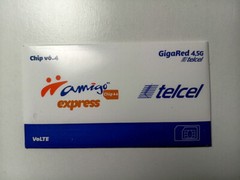 Mexico TELCEL SIM CARD mexican. TOTALMENTE ACTIVADA