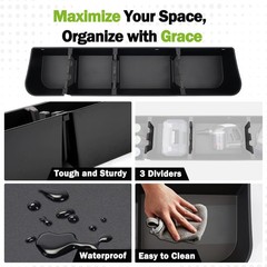 under Seat Storage for 2015-2026 Ford F150, 2017-2025 F250 F350 F450 F550 Super