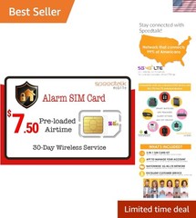 Instant Activation SpeedTalk SIM for GSM Security – No Contract, Just $7.50