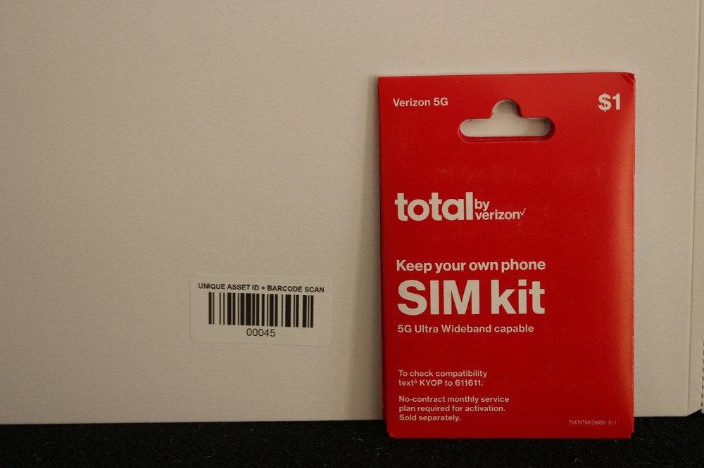 Total Wireless Keep Your Own Phone Prepaid 3-in-1 Sim Card