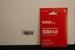 Total Wireless Keep Your Own Phone Prepaid 3-in-1 Sim Card