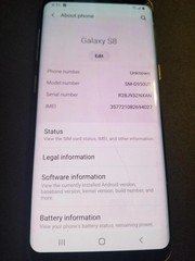 Good condition but has no available SIM card, part little cracked monitor screen
