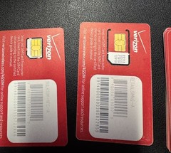 Lot Of 14 Verizon 4g Sim Cards