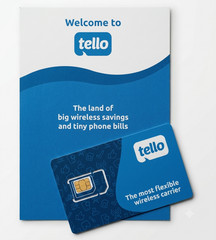 Tello Mobile – US Prepaid SIM Card (3 in 1) | Bring Your Own Phone Kit