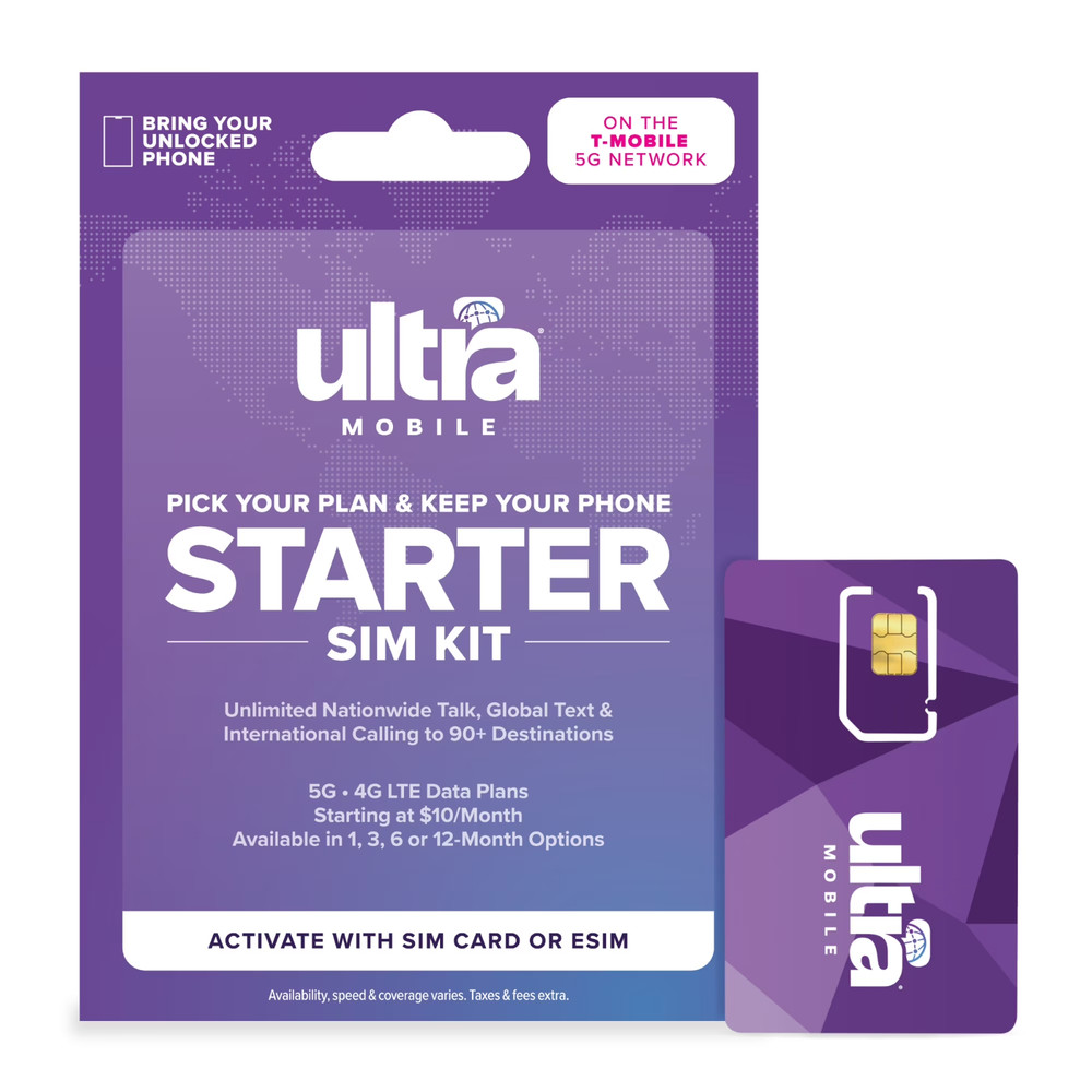 Ultra Mobile Prepaid Starter SIM Kit