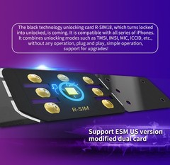 🚀R-SIM19 SIM18 QPE Stable Unlock Card for iPhone 15 Plus 14 13 Pro Max 12 IOS17