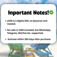South Korea Travel eSIM Card, 1-5GB,7-30Days,QR Code,Same day Delivery, Cheap,