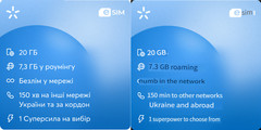 Kyivstar eSIM | 12.3GB Roaming in EEA + UK + Moldova + 150 Min Voice Calls